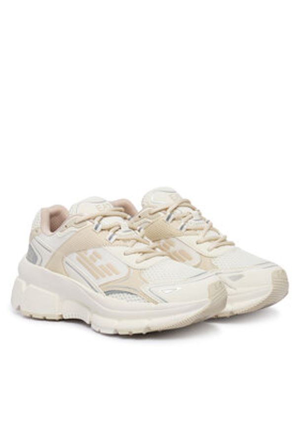 EA7 Emporio Armani Sneakersy 7X000663 AF23619 MZ601 Beżowy. Kolor: beżowy. Materiał: materiał