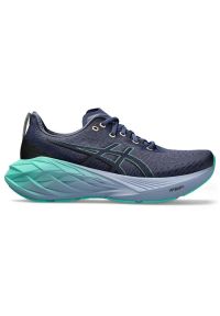 Buty do biegania Asics Novablast 4 W 1012B510401 niebieskie. Kolor: niebieski. Wzór: geometria. Sport: bieganie #6