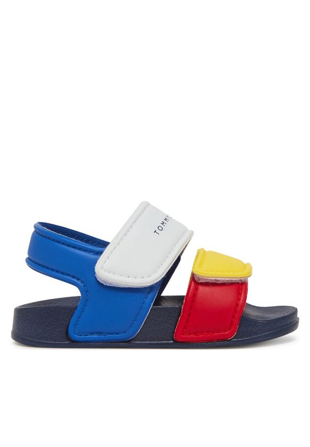 TOMMY HILFIGER - Sandały Tommy Hilfiger. Wzór: kolorowy