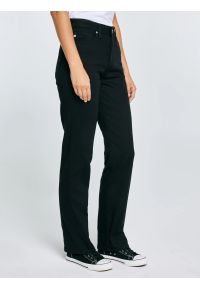 Big-Star - Spodnie jeans damskie czarne Myrra 915. Stan: podwyższony. Kolor: czarny. Styl: rockowy #4