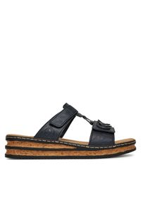 Klapki Rieker. Kolor: niebieski #1