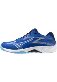 Damskie buty halowe Mizuno Thunder Blade Z. Kolor: niebieski, wielokolorowy, biały. Sport: siatkówka