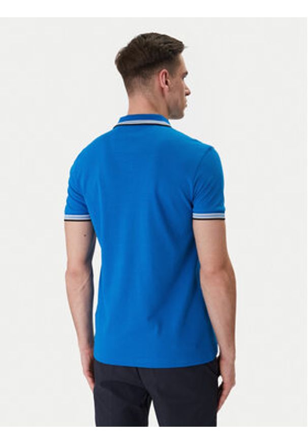 BOSS Polo Paddy 50469055 Niebieski Regular Fit. Typ kołnierza: polo. Kolor: niebieski. Materiał: bawełna
