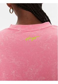 Hugo T-Shirt Dazalena 50508717 Różowy Relaxed Fit. Kolor: różowy. Materiał: bawełna #5