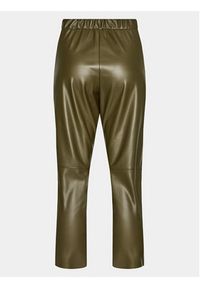 MAX&Co. Spodnie z imitacji skóry Creativo 77840723 Brązowy Relaxed Fit. Kolor: brązowy. Materiał: syntetyk, skóra #8