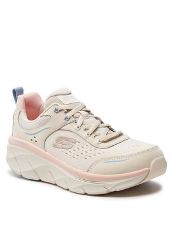 skechers - Skechers Sneakersy D'Lux Walker 2.0-Daisy Doll 150093/NTMT Beżowy. Kolor: beżowy. Materiał: mesh, materiał