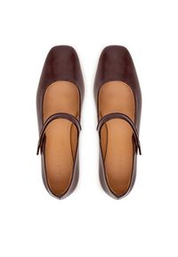 BALAGAN - Balagan Czółenka Dora Bordowy. Kolor: czerwony. Materiał: skóra #6