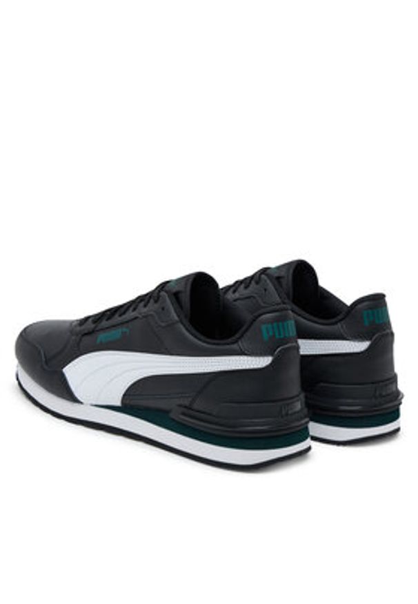 Puma Sneakersy St Runner V4 L 399068 22 Czarny. Kolor: czarny. Materiał: skóra