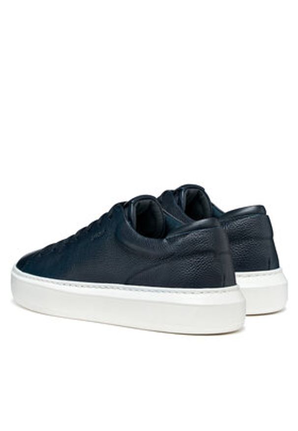 Geox Sneakersy U Deiven U655WA 00047 C4002 Granatowy. Kolor: niebieski. Materiał: skóra