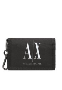 Duży Portfel Męski Armani Exchange. Kolor: czarny #1
