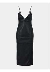 Hugo Sukienka z imitacji skóry Kabarelle-1 50493523 Czarny Regular Fit. Kolor: czarny. Materiał: skóra