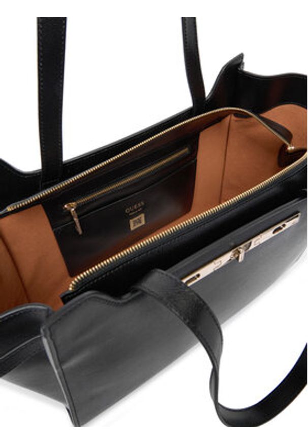 Guess Torebka HWAMGP L5481 Czarny. Kolor: czarny. Materiał: skórzane