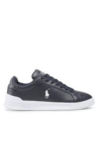 Polo Ralph Lauren Sneakersy Hrt Ct II 809845109008 Granatowy. Kolor: niebieski. Materiał: skóra #4