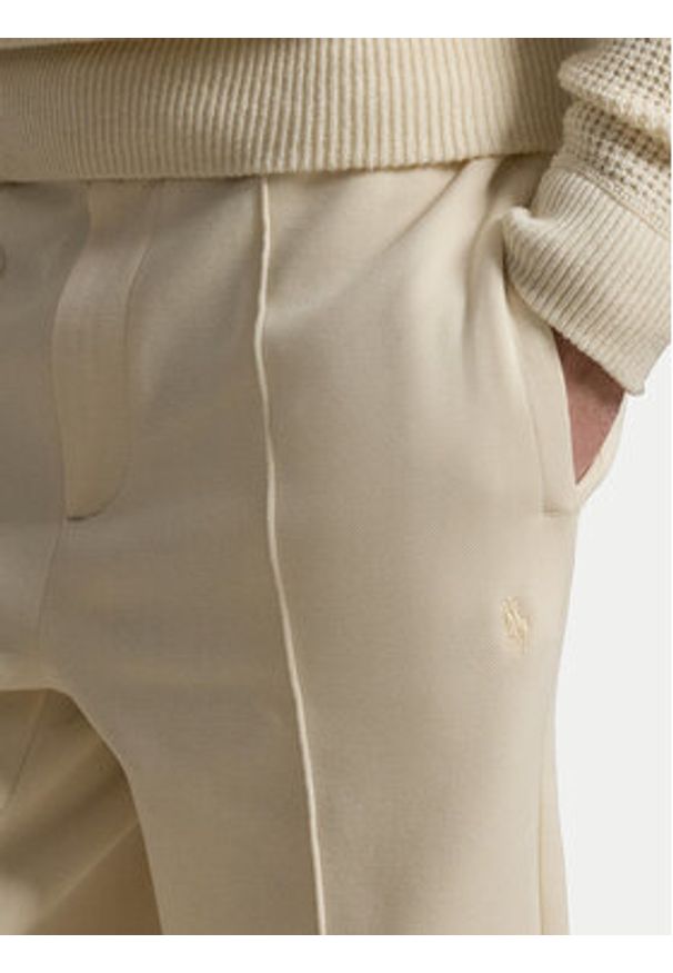 Polo Ralph Lauren Spodnie materiałowe 710B13640003 Beżowy Regular Fit. Kolor: beżowy. Materiał: syntetyk, bawełna