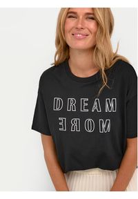 Kaffe T-Shirt Jenny 10508462 Czarny Regular Fit. Kolor: czarny. Materiał: bawełna #2