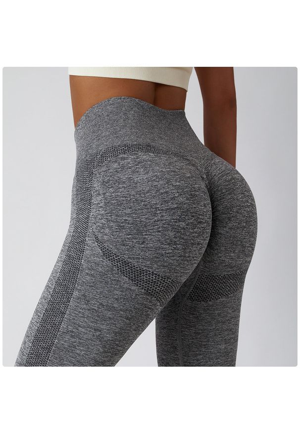 Intica - Legginsy treningowe modelujące sylwetkę z wysokim stanem Gulli. Stan: podwyższony. Kolor: czarny. Materiał: tkanina. Sport: fitness