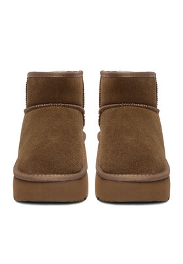 Badura Śniegowce EO-ANIKA-TS6302-01 Brązowy. Kolor: brązowy. Materiał: zamsz, skóra