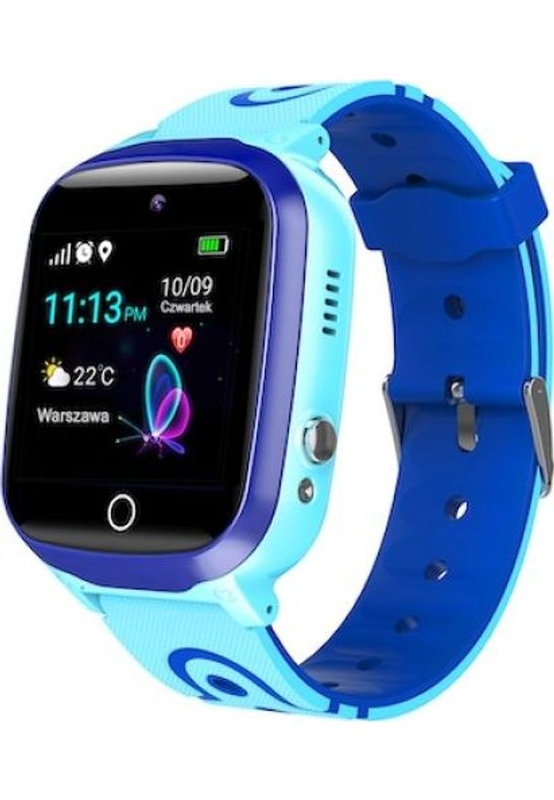 Smartwatch GoGPS K17 Niebieski (K17BL). Rodzaj zegarka: smartwatch. Kolor: niebieski