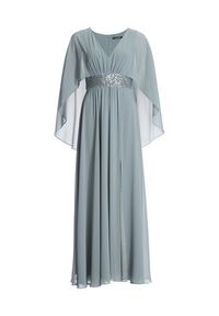 Swing Sukienka wieczorowa 5AI10300 Niebieski Regular Fit. Kolor: niebieski. Materiał: syntetyk. Styl: wizytowy #4