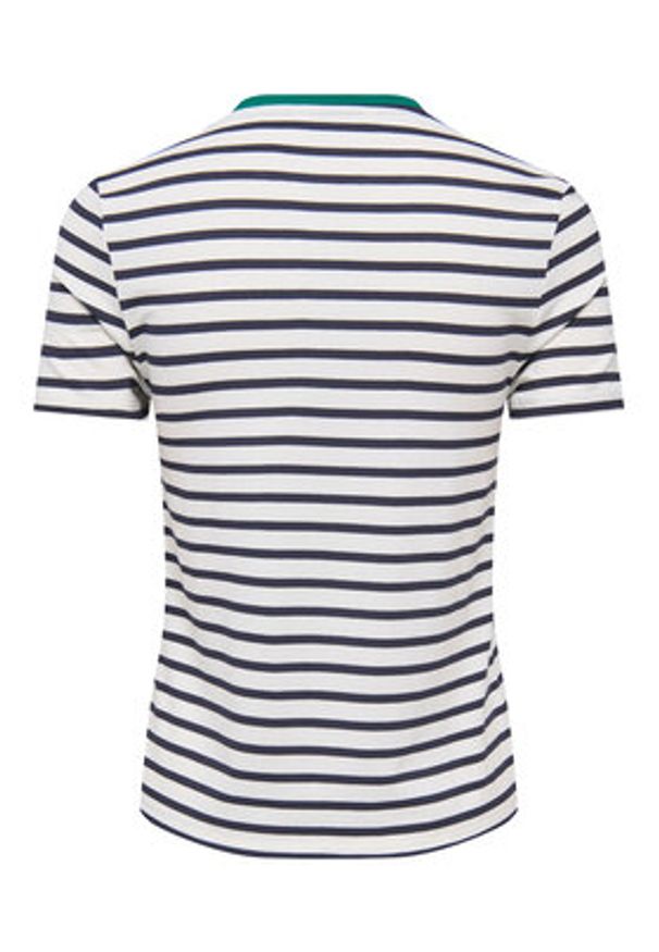 only - ONLY T-Shirt Heart 15318959 Biały Regular Fit. Kolor: biały. Materiał: wiskoza