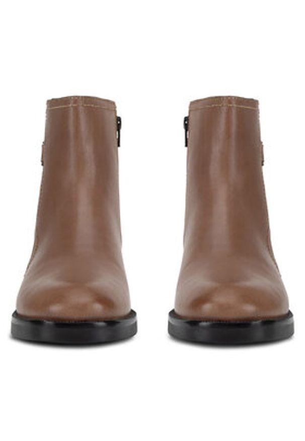 Lasocki Botki WI16-TUA-02 Brązowy. Kolor: brązowy. Materiał: skóra