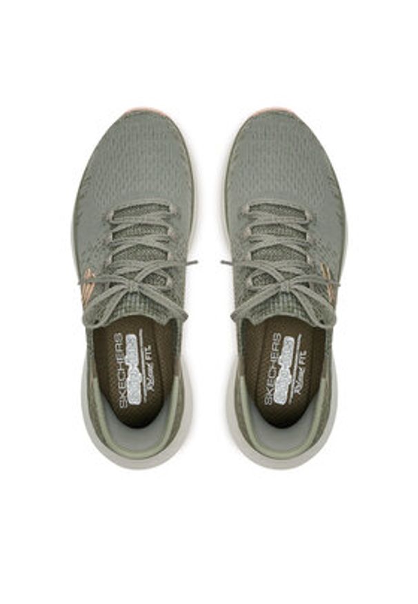 skechers - Skechers Sneakersy 150470/GROR Szary. Kolor: szary. Materiał: materiał