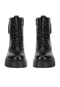 DeeZee Botki WS6119-30 Czarny. Kolor: czarny. Materiał: materiał