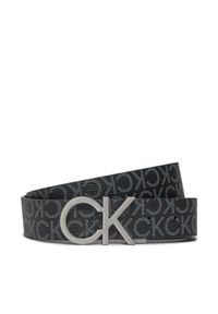 Calvin Klein Pasek Męski Ck Rev.Adj. New Mono Belt 3.5Cm K50K510075 Czarny. Kolor: czarny. Materiał: skóra