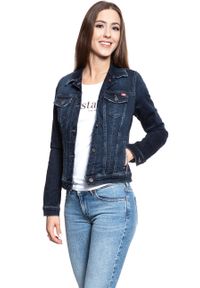 Mustang - DAMSKA KURTKA JEANSOWA MUSTANG Classic Dnm Jacket 1008642 5000 682. Materiał: jeans