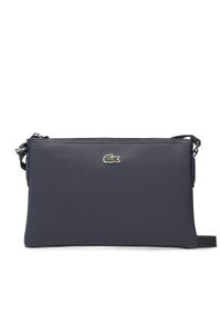 Lacoste Torebka Flat Crossover Bag NF1887PO Granatowy. Kolor: niebieski