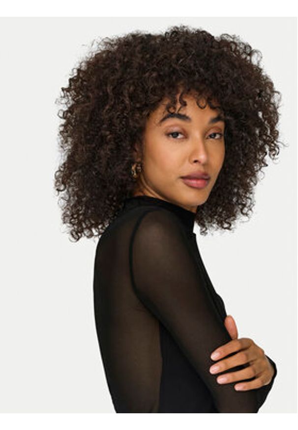 only - ONLY Bluzka Erica 15141298 Czarny Regular Fit. Kolor: czarny. Materiał: syntetyk