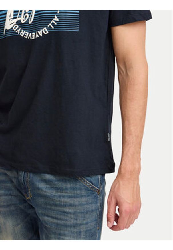 Blend T-Shirt 20717959 Czarny Regular Fit. Kolor: czarny. Materiał: bawełna