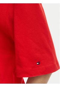 TOMMY HILFIGER - Tommy Hilfiger T-Shirt WW0WW47811 Pomarańczowy Relaxed Fit. Kolor: pomarańczowy. Materiał: bawełna #4