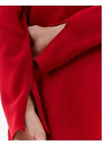 Red Valentino Sukienka codzienna 2R3VAGR5 Czerwony Regular Fit. Okazja: na co dzień. Kolor: czerwony. Materiał: wiskoza. Typ sukienki: proste. Styl: casual #6