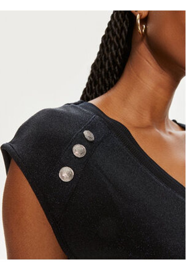 Morgan Bluzka 241-DILI Granatowy Regular Fit. Kolor: niebieski. Materiał: syntetyk