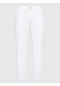 BOSS - Boss Chinosy Schino D 50470813 Biały Slim Fit. Kolor: biały. Materiał: bawełna #3