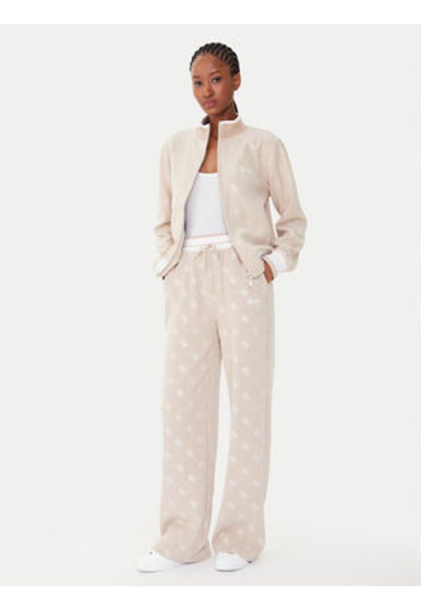 Guess Bluza V5BQ01 K1902 Brązowy Regular Fit. Kolor: brązowy. Materiał: syntetyk