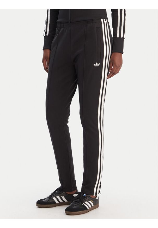 Adidas - adidas Spodnie dresowe adicolor SST Classic KD5570 Czarny Slim Fit. Kolor: czarny. Materiał: syntetyk