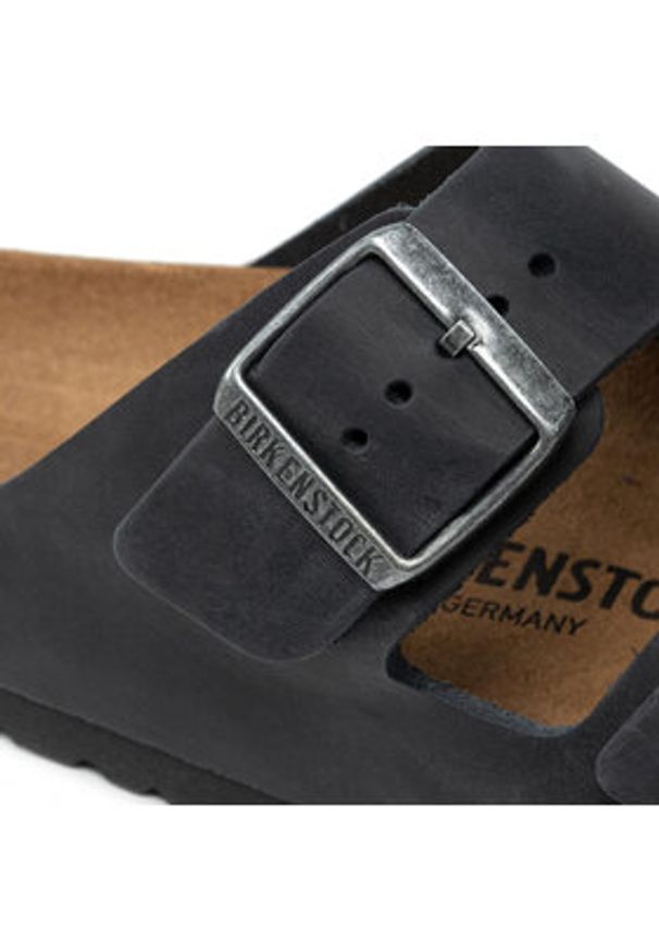 Birkenstock Klapki Arizona Bs 0552111 Czarny. Kolor: czarny. Materiał: skóra
