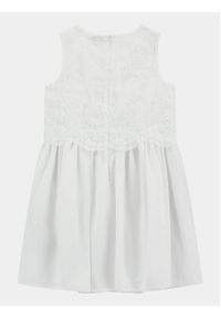 Guess Sukienka elegancka J4RK35 WFYC0 Biały Regular Fit. Kolor: biały. Materiał: syntetyk. Styl: elegancki