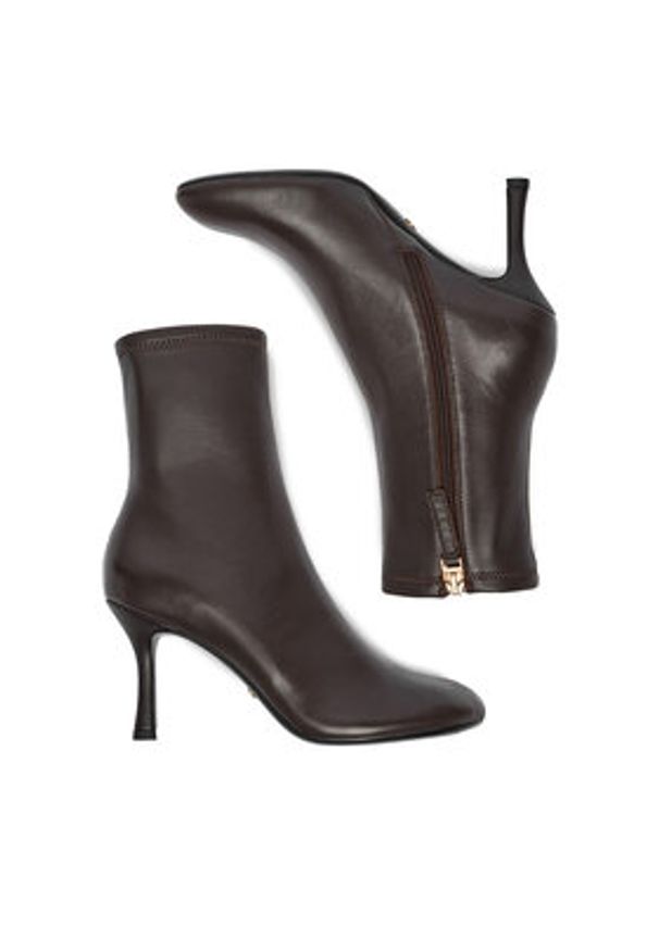 Gino Rossi Botki EO-PURO-V19287 Brązowy. Kolor: brązowy. Materiał: skóra