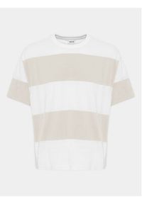 !SOLID - Solid T-Shirt Ijam 21108144 Beżowy Regular Fit. Kolor: beżowy. Materiał: bawełna
