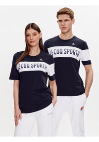 Le Coq Sportif T-Shirt Unisex 2310360 Granatowy Regular Fit. Kolor: niebieski. Materiał: bawełna #1