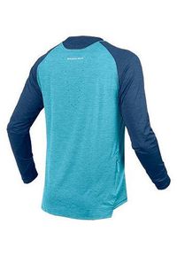 ENDURA - Longsleeve rowerowy męski Endura Singletrack. Kolor: niebieski. Długość rękawa: długi rękaw