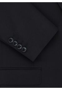 Pako Lorente - PAKO LORENTE – Klasyczna marynarka męska w kolorze czarnym. Kolor: niebieski, czarny. Materiał: jeans, poliester, elastan, wiskoza. Wzór: gładki. Styl: klasyczny #2