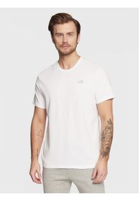 The North Face T-Shirt Premium NF0A7X22 Biały Regular Fit. Kolor: biały. Materiał: bawełna