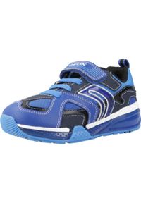 Geox - Buty GEOX J BAYONYC BOY Niebieski. Kolor: niebieski. Materiał: syntetyk, tkanina. Sport: turystyka piesza