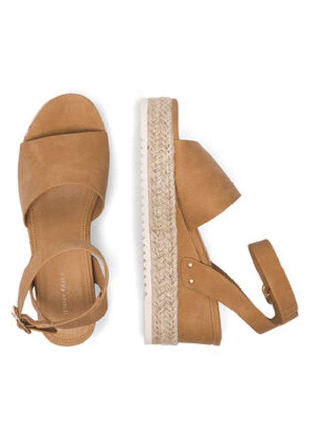 Jenny - JENNY Espadryle WS109-07 Brązowy. Kolor: brązowy. Materiał: syntetyk