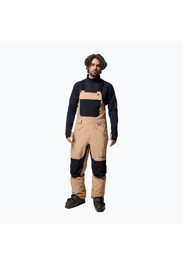 columbia - Spodnie narciarskie męskie Columbia District. Kolor: beżowy. Sezon: zima. Sport: narciarstwo