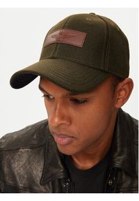 Aeronautica Militare Czapka z daszkiem 242HA1147CT2333 Khaki. Kolor: brązowy. Materiał: materiał, bawełna